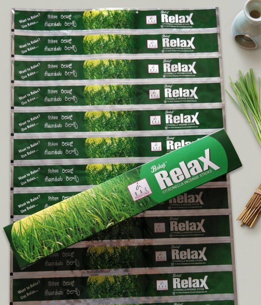 Relax Mosquito Sticks Herbal Fragrance Wholesale India