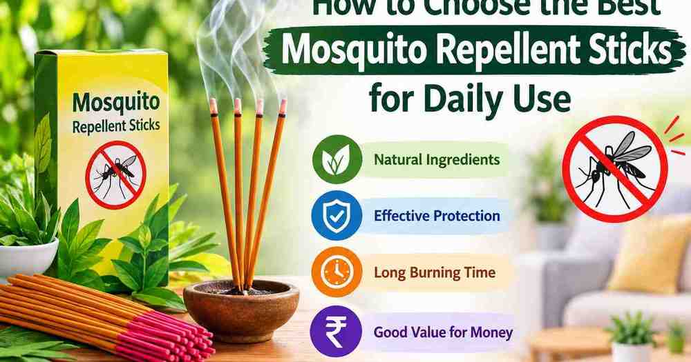  Best Mosquito Repellent Sticks for Daily Use